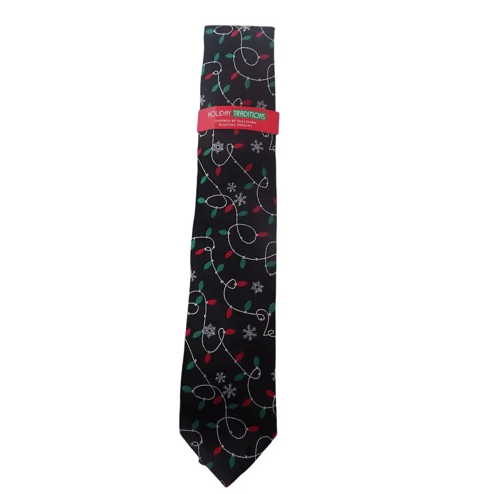Holiday Traditions Christmas tie necktie NWT